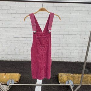 Corduroy Overall Strapped Dress